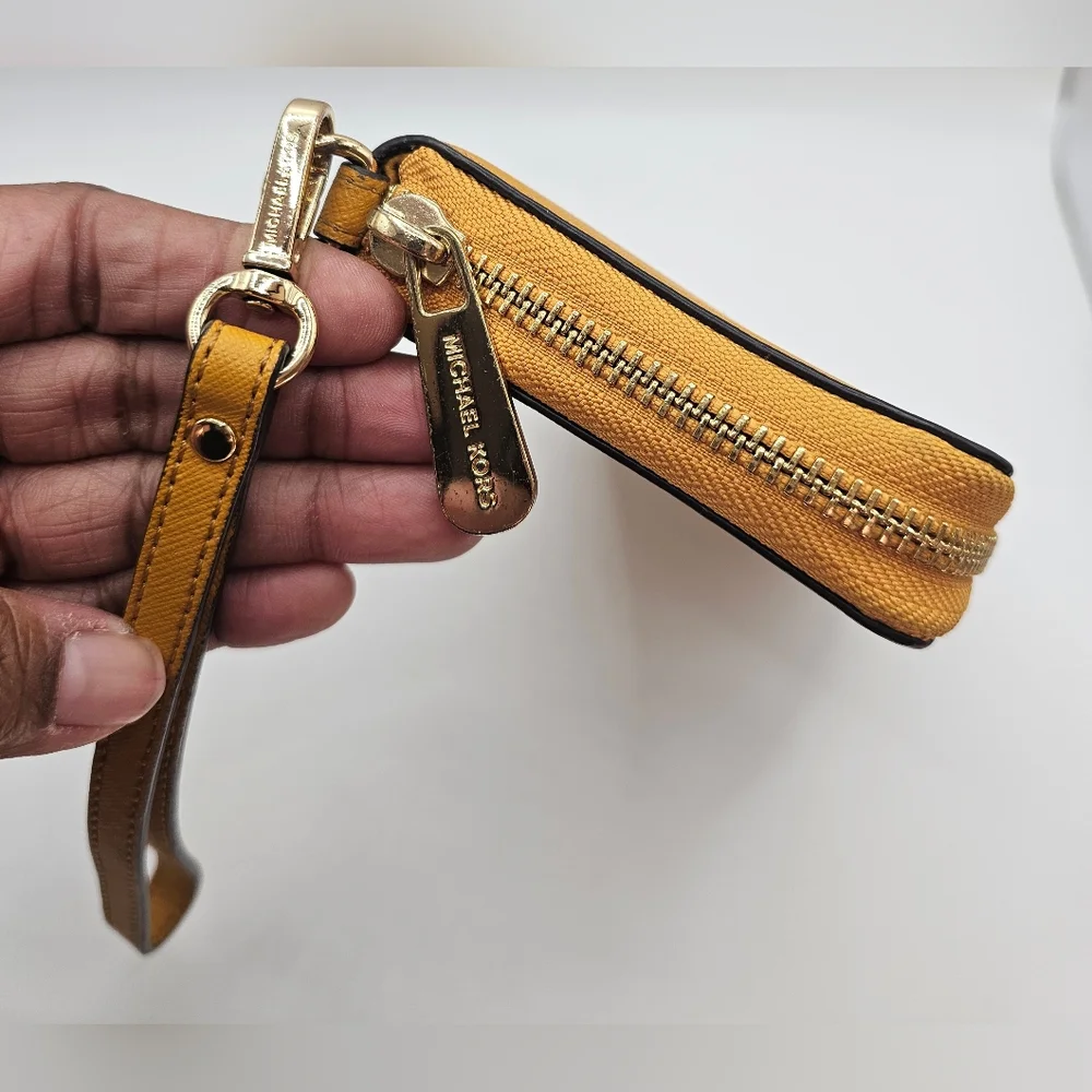 Michael Kors Mustard Wristlet Wallet - Picture 8 of 8